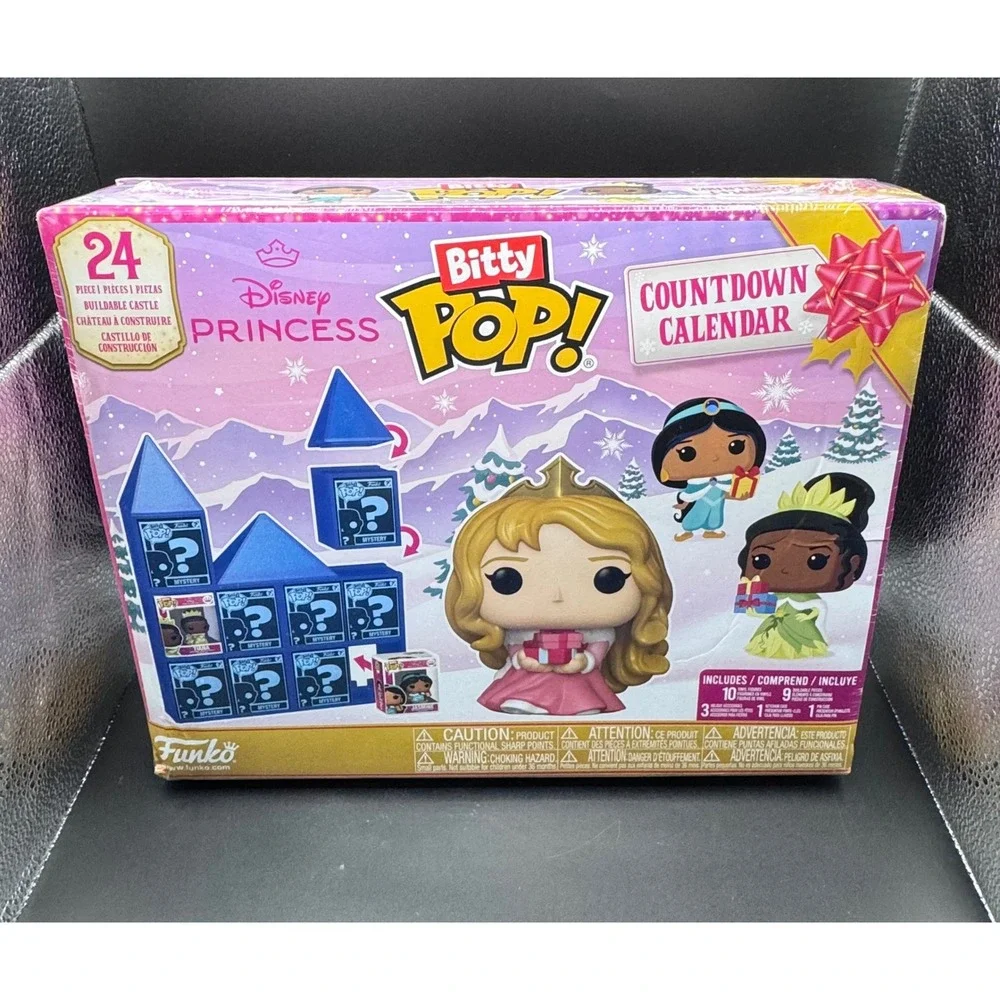 Funko Bitty Pop Disney Princess Advent Countdown Calendar 24 Piece Castle Set